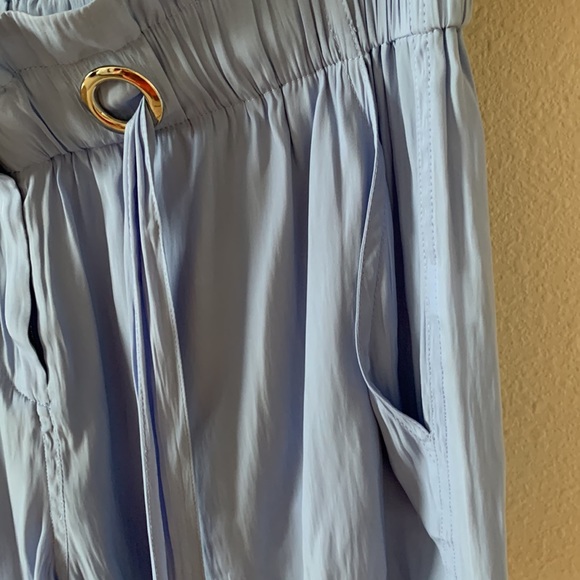 🛑SOLD🛑 Ramy Brook Peggy Paperbag Shorts Blue Size Large - Picture 4 of 7